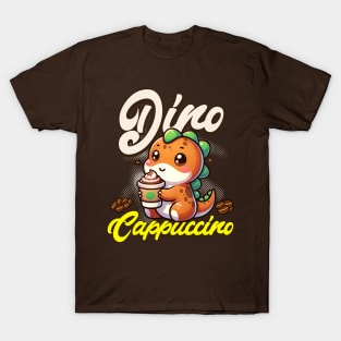 Coffee Time with Dino Cappuccino T-Shirt